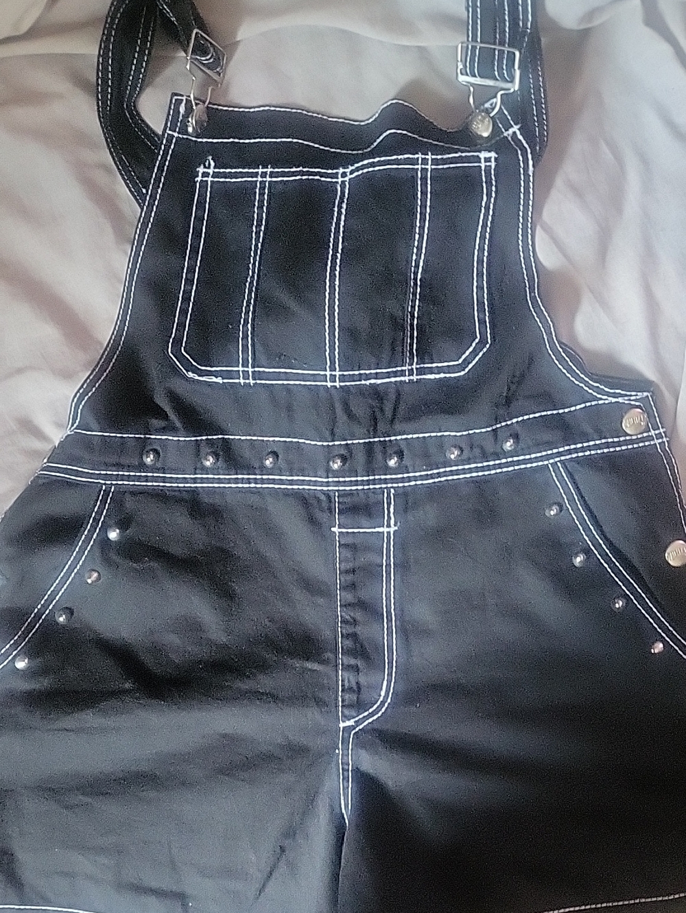 Tripp NYC Black Overalls
